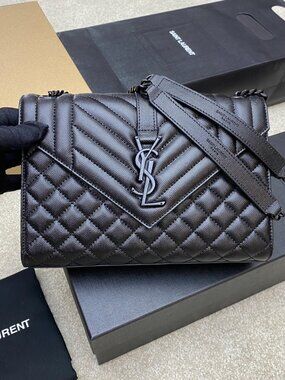 Saint Laurent Medium Envelope Chain Shoulder Bag